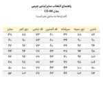 راهنمای اندازه کت چرم