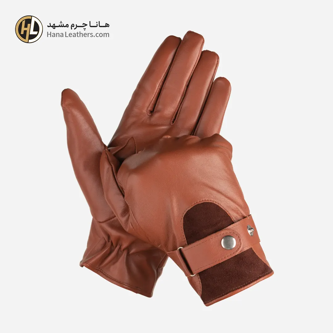دستکش چرم مردانه هانی