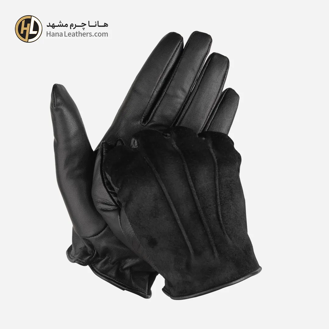 GS-37--GS200803-01 دستکش چرم مردانه هیوا