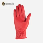 دستکش چرم زنانه هانا رنگ قرمز