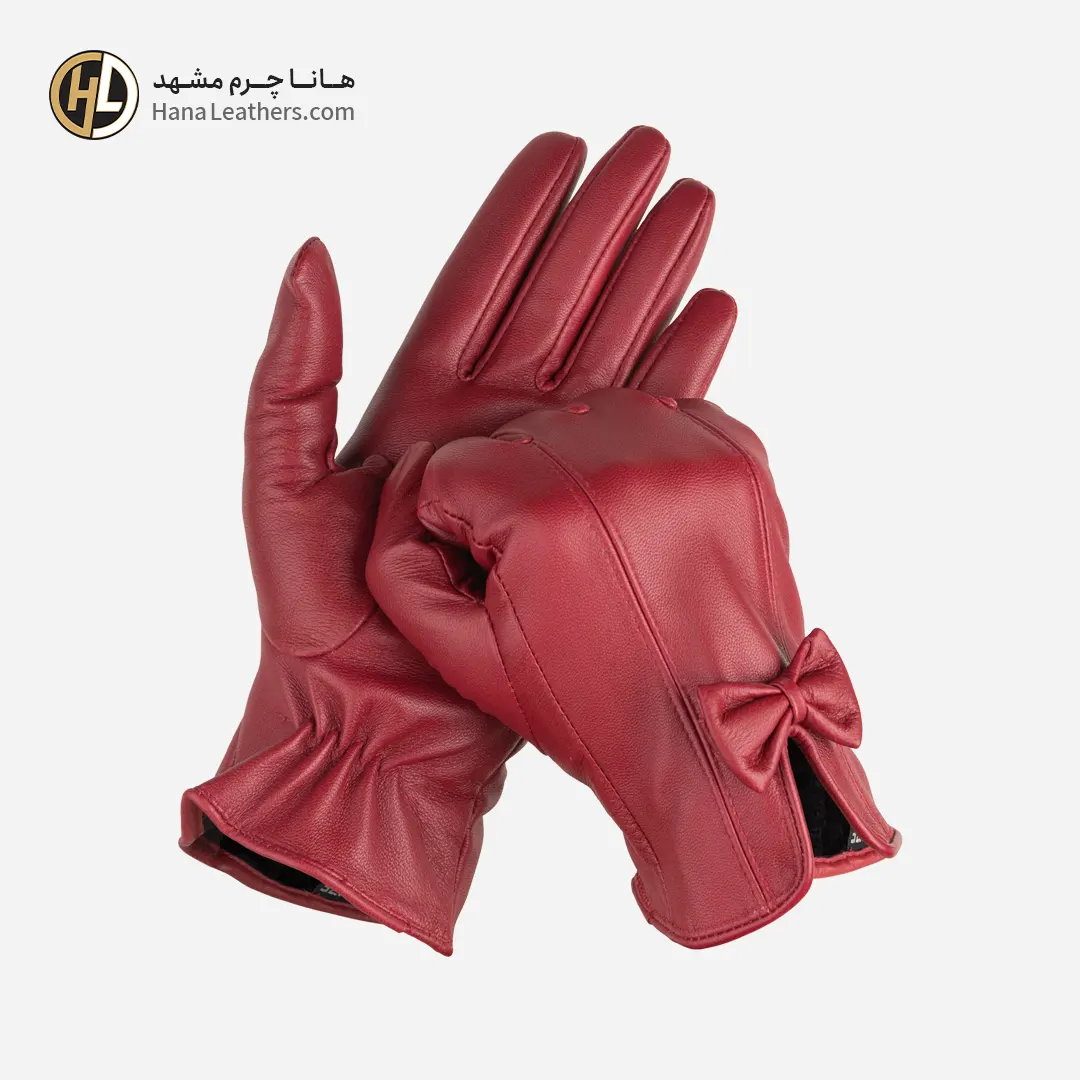 دستکش چرم زنانه هانا