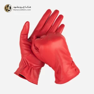 دستکش چرم زنانه هنا