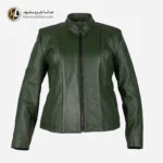 کت کوتاه چرم زنانه