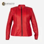 کت کوتاه چرم زنانه