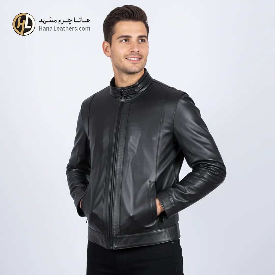 co-10-02 کت اسپرت چرم مردانه