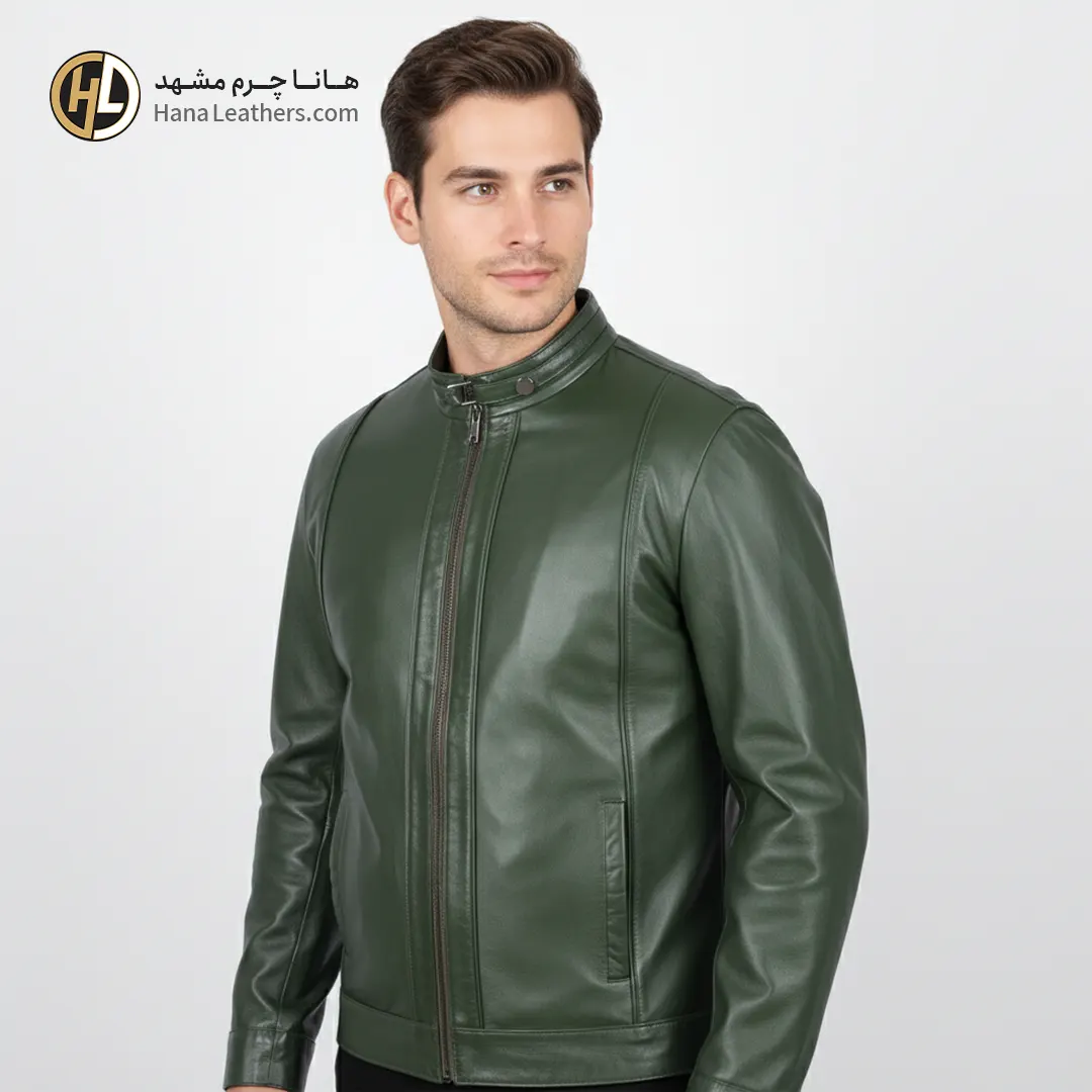 co-10-07 کت اسپرت چرم مردانه