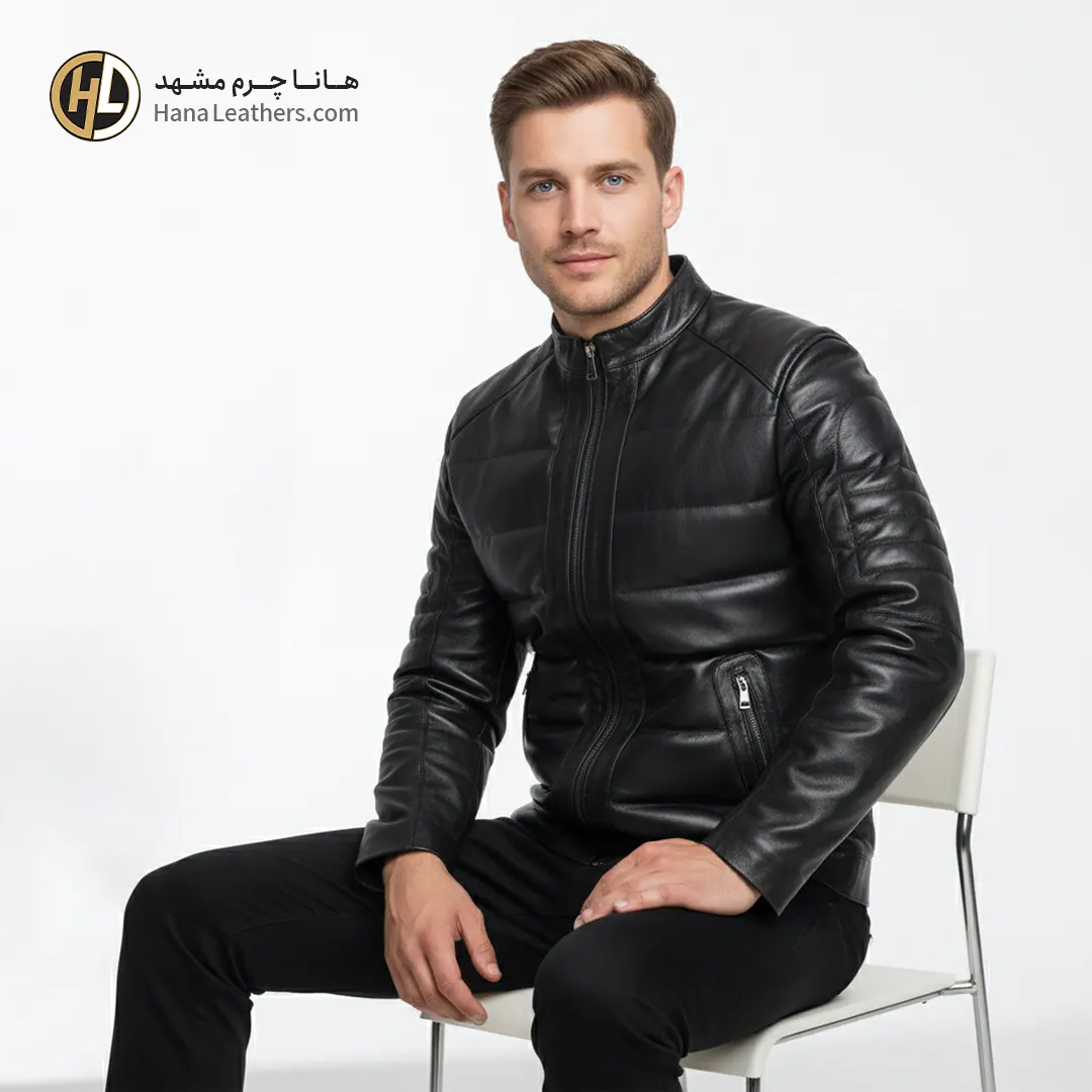 کاپشن چرم مردانه