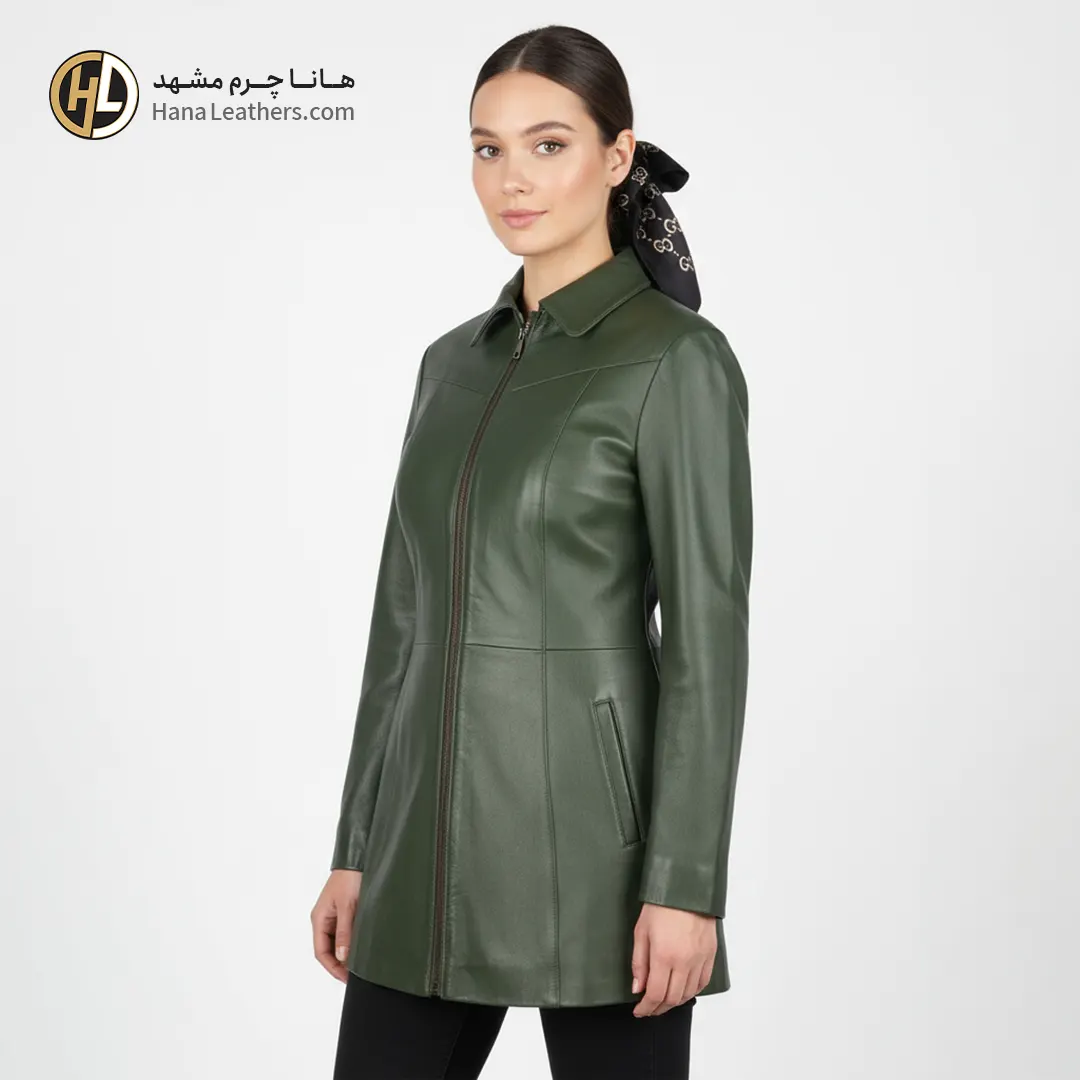 co-16-02 کت چرم زنانه