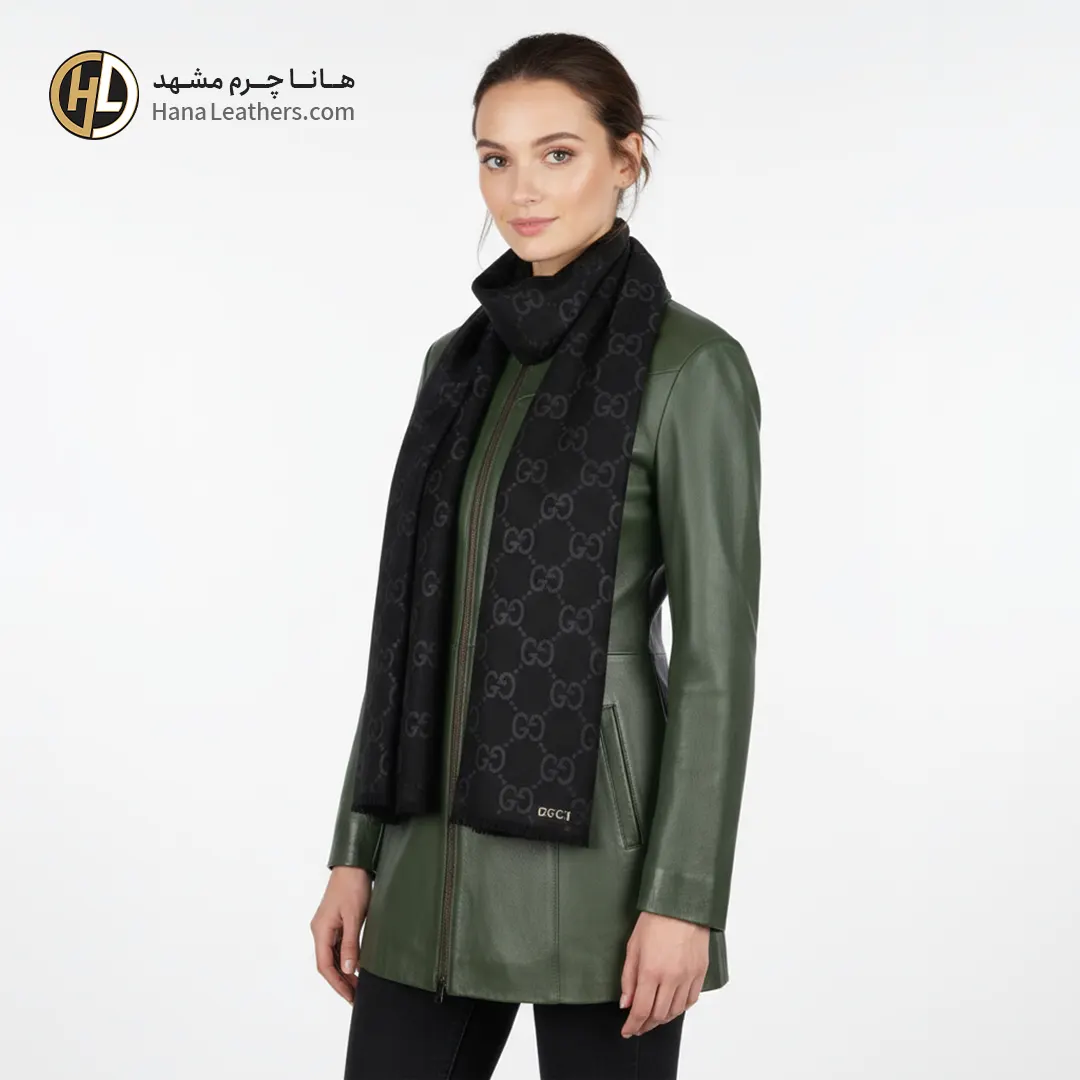 co-16-03 کت چرم زنانه