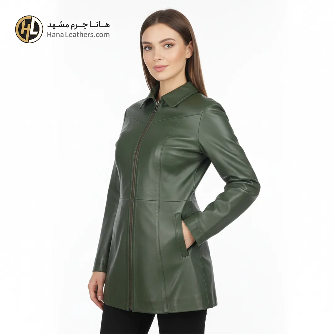 co-16-04 کت چرم زنانه