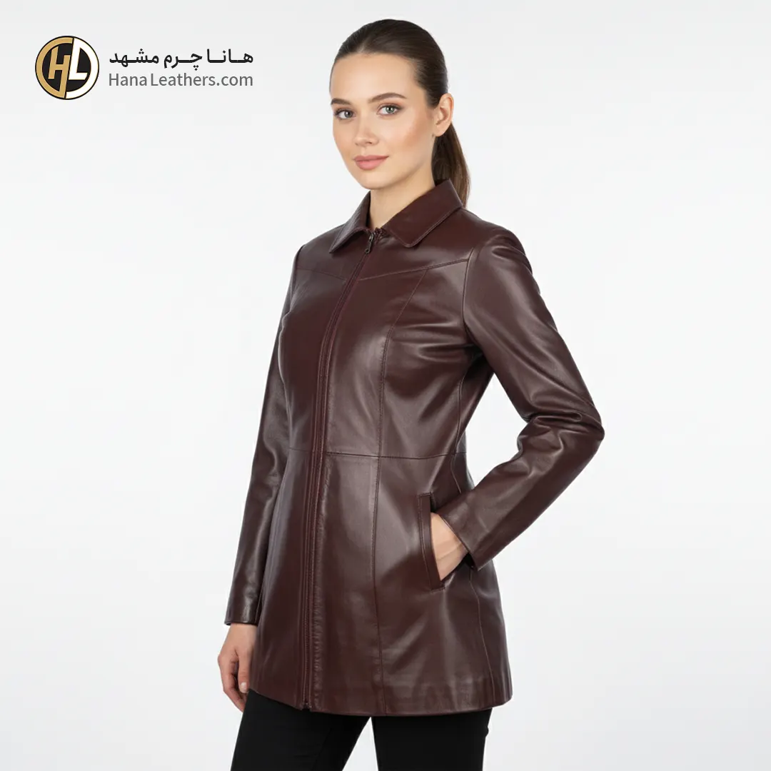 co-16-06 کت چرم زنانه
