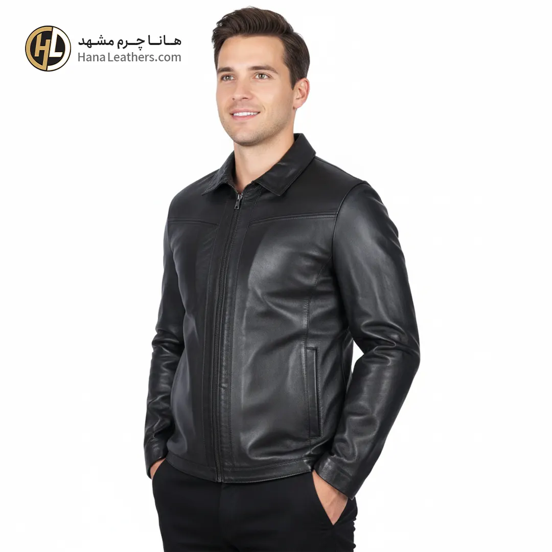 co-23-03 کت چرم مردانه