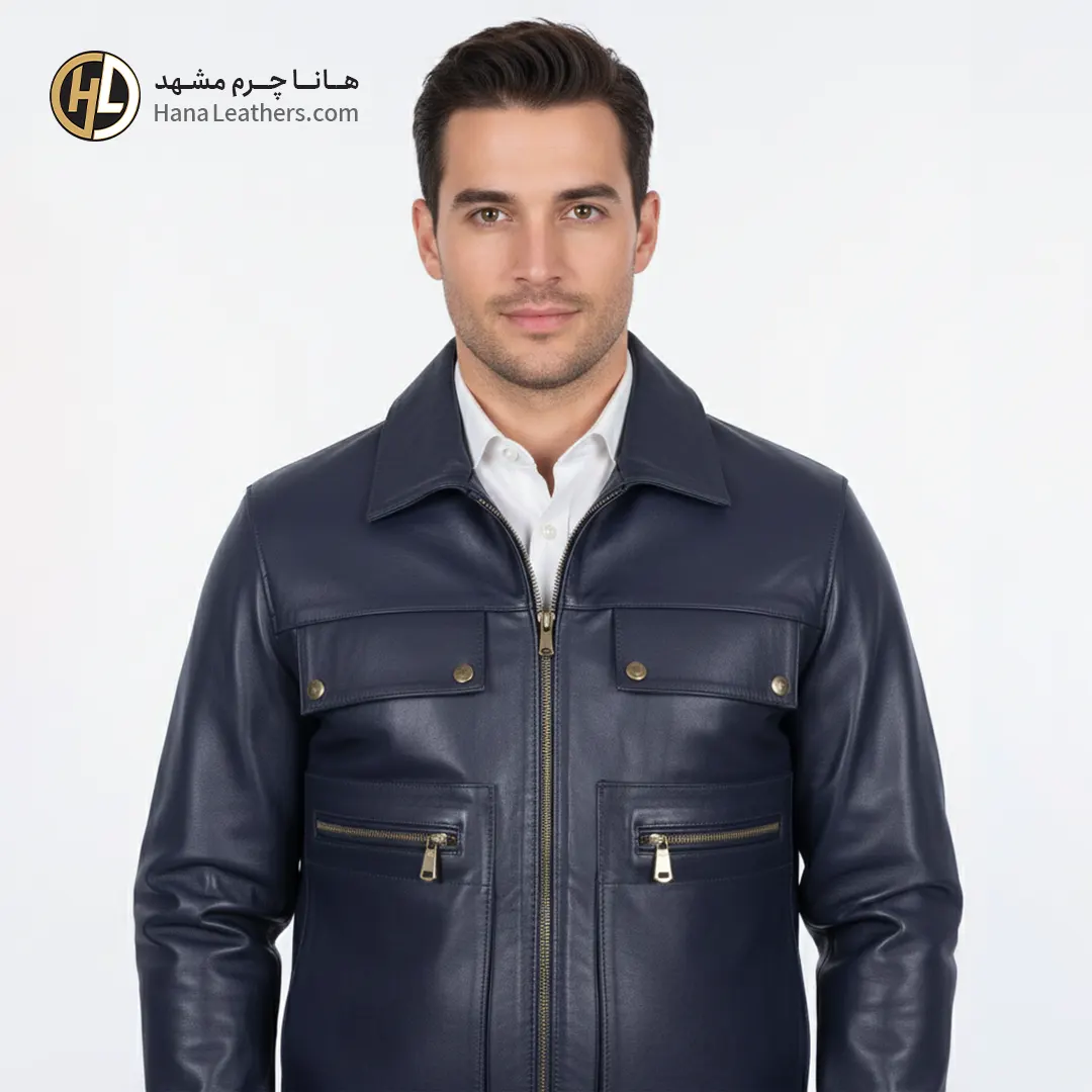 کت چرم مردانه