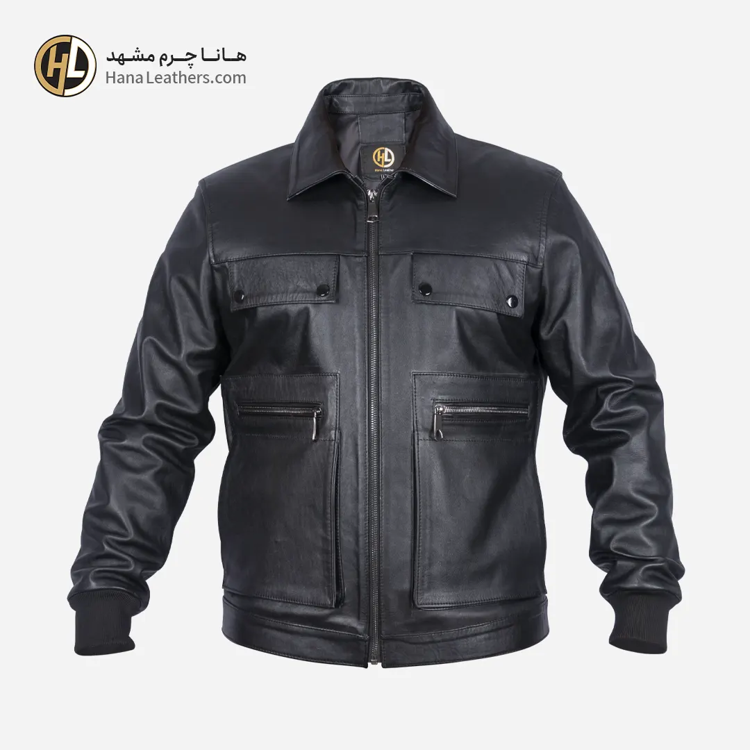 co-24-06 کت چرم مردانه