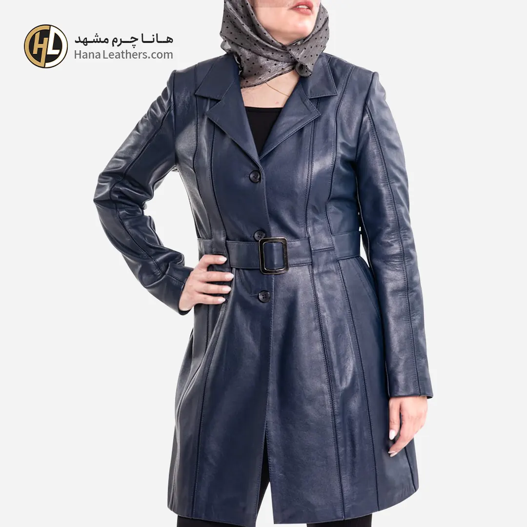 co-26 پالتو بلند چرم زنانه
