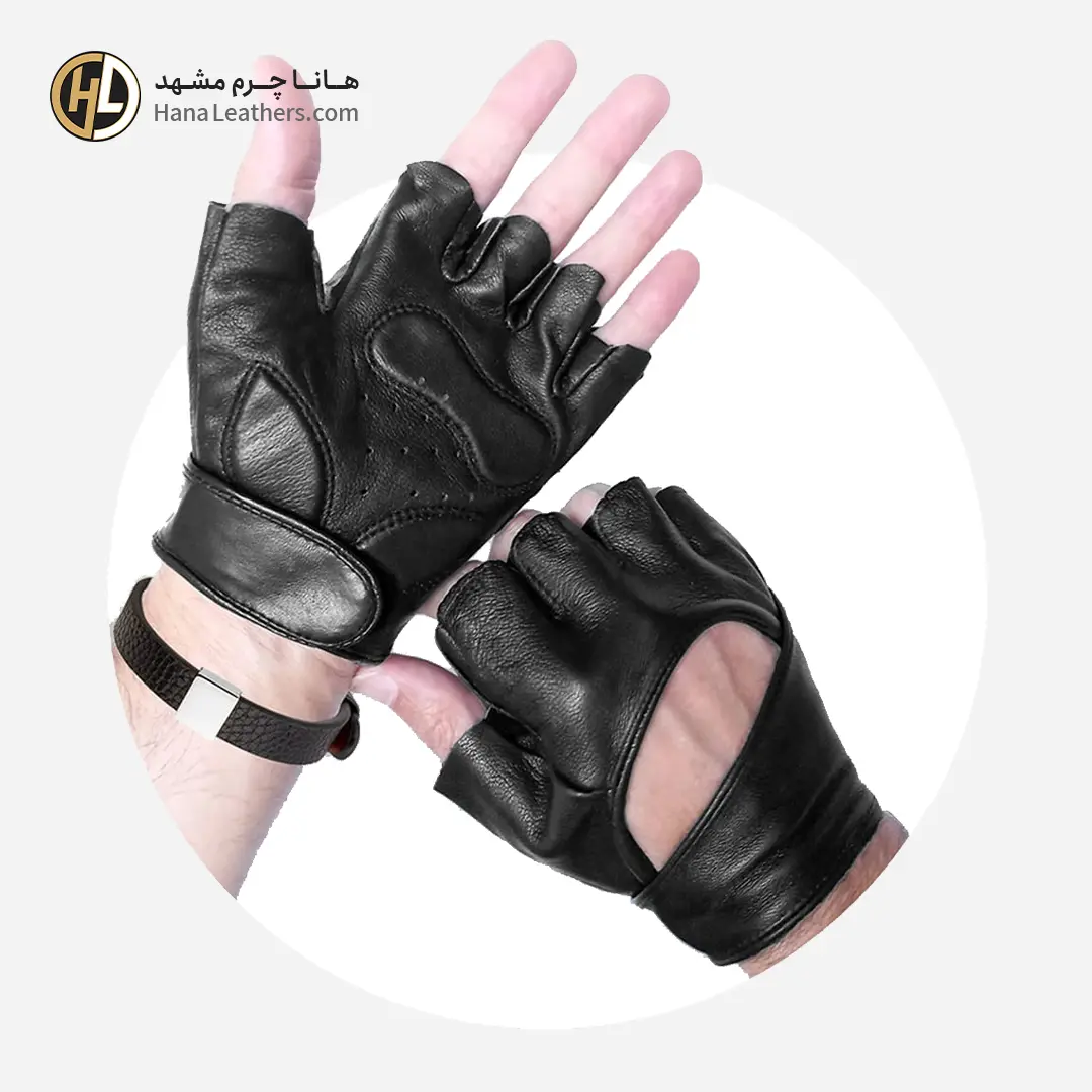 دستکش چرم سوارکاری و رانندگی اسپرت مردانه
