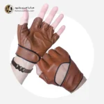 دستکش چرم سوارکاری و رانندگی اسپرت مردانه