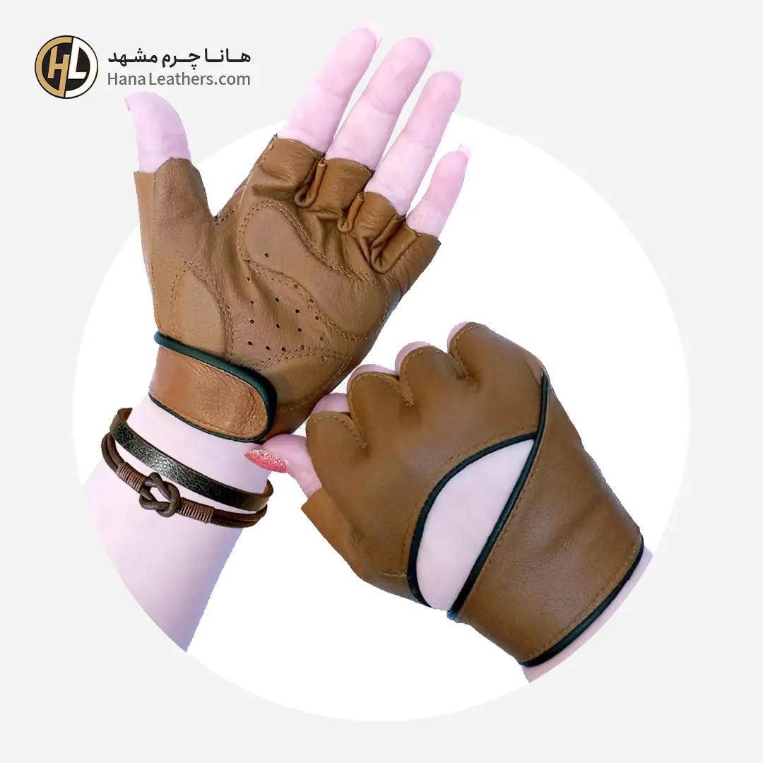 gs-27-02 دستکش چرم سوارکاری و رانندگی اسپرت زنانه