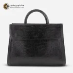 کیف دستی چرم زنانه مشکی ST-02L