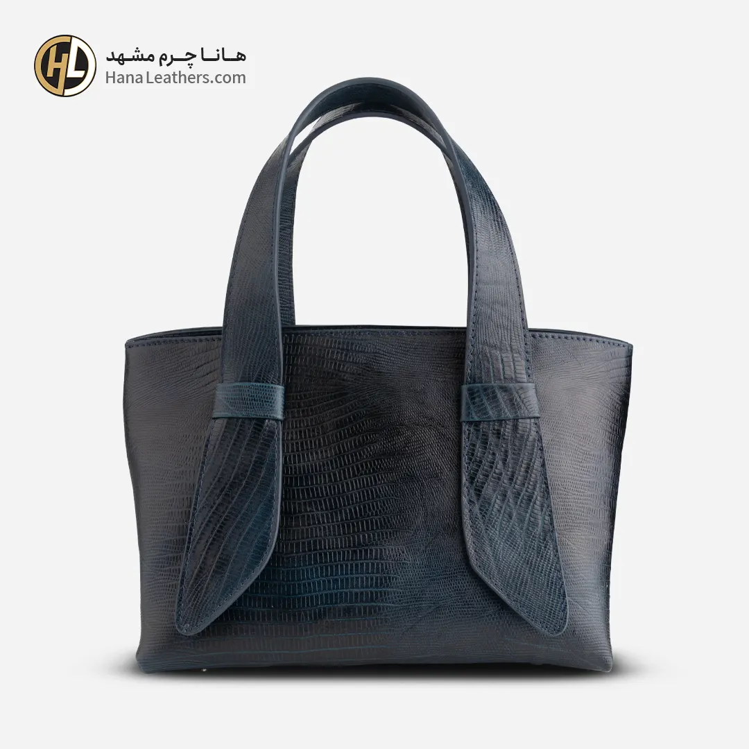 کیف دوشی چرم زنانه سورمه ای