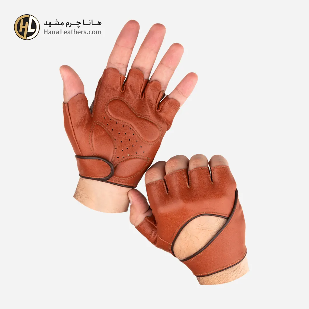 دستکش چرم اسپرت مردانه