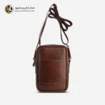 کیف چرم کراس بادی قهوه ای
