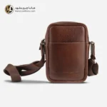 کیف چرم کراس بادی قهوه ای