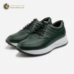 کفش اسپرت چرم مردانه سبز
