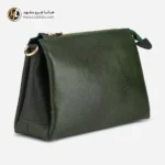 کیف دوشی چرم زنانه سبز
