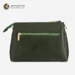 کیف دوشی چرم زنانه سبز