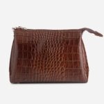 کیف دوشی چرم زنانه قهوه ای