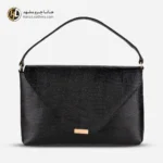 کیف مجلسی چرم زنانه مشکی ST-75L