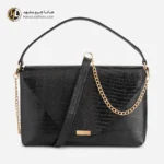 کیف مجلسی چرم زنانه مشکی ST-75L