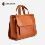 کیف دستی چرم زنانه عسلی