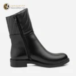 بوت چرم زنانه مشکی