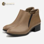 نیم بوت چرم زنانه ویزون