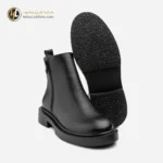 بوت چرم زنانه مشکی