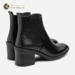 بوت چرم زنانه مشکی