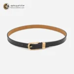 کمربند چرم زنانه مشکی