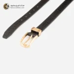 کمربند چرم زنانه مشکی