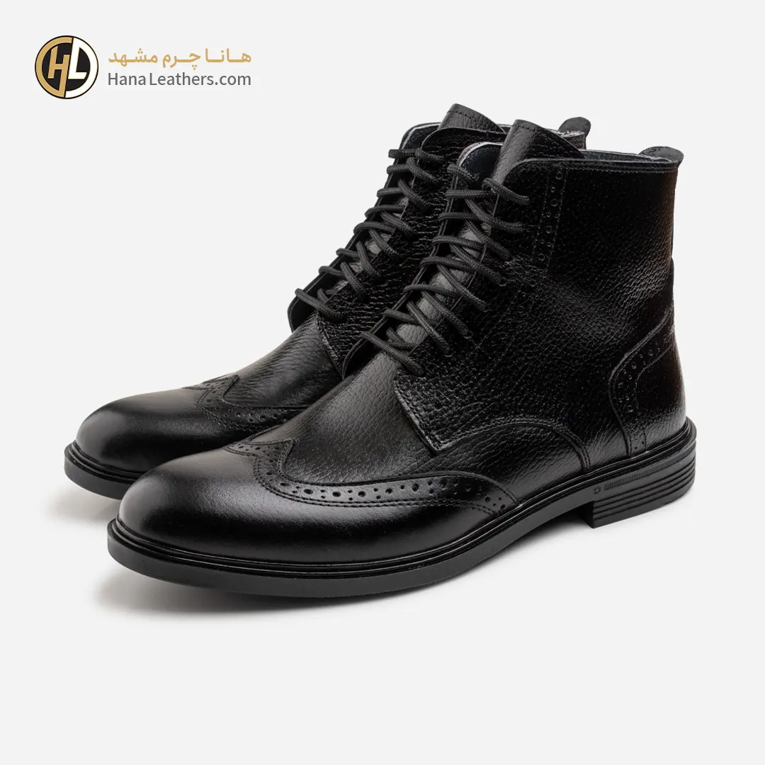 بوت چرم مردانه