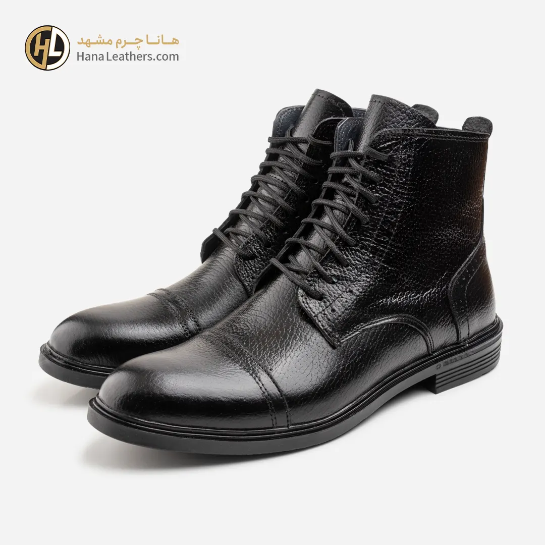 بوت چرم مردانه