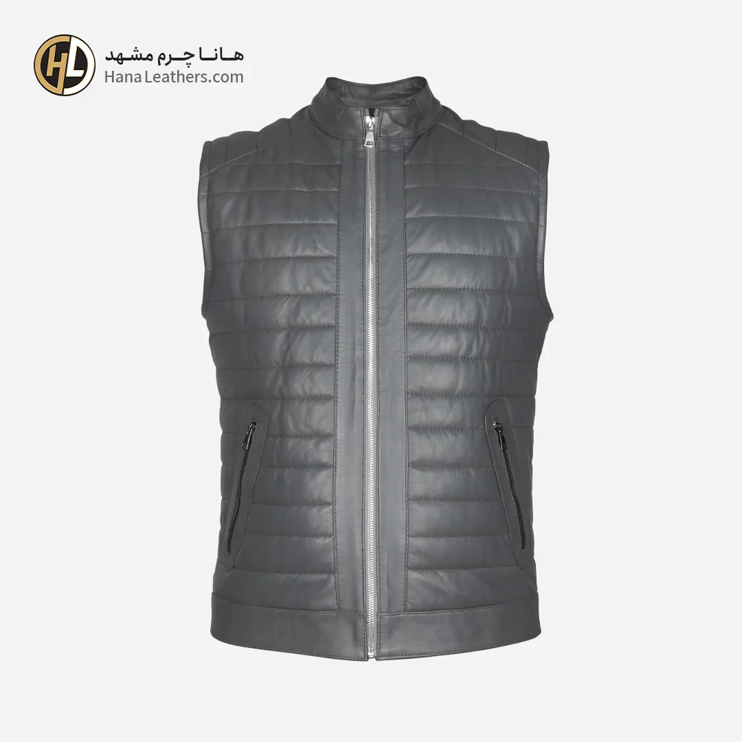 پافر چرم مردانه