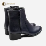 بوت چرم زنانه سورمه ای