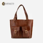 کیف دوشی چرم طبیعی زنانه
