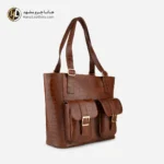 کیف دوشی بزرگ چرم طبیعی زنانه