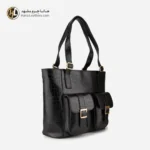 کیف دوشی چرم روکو مشکی
