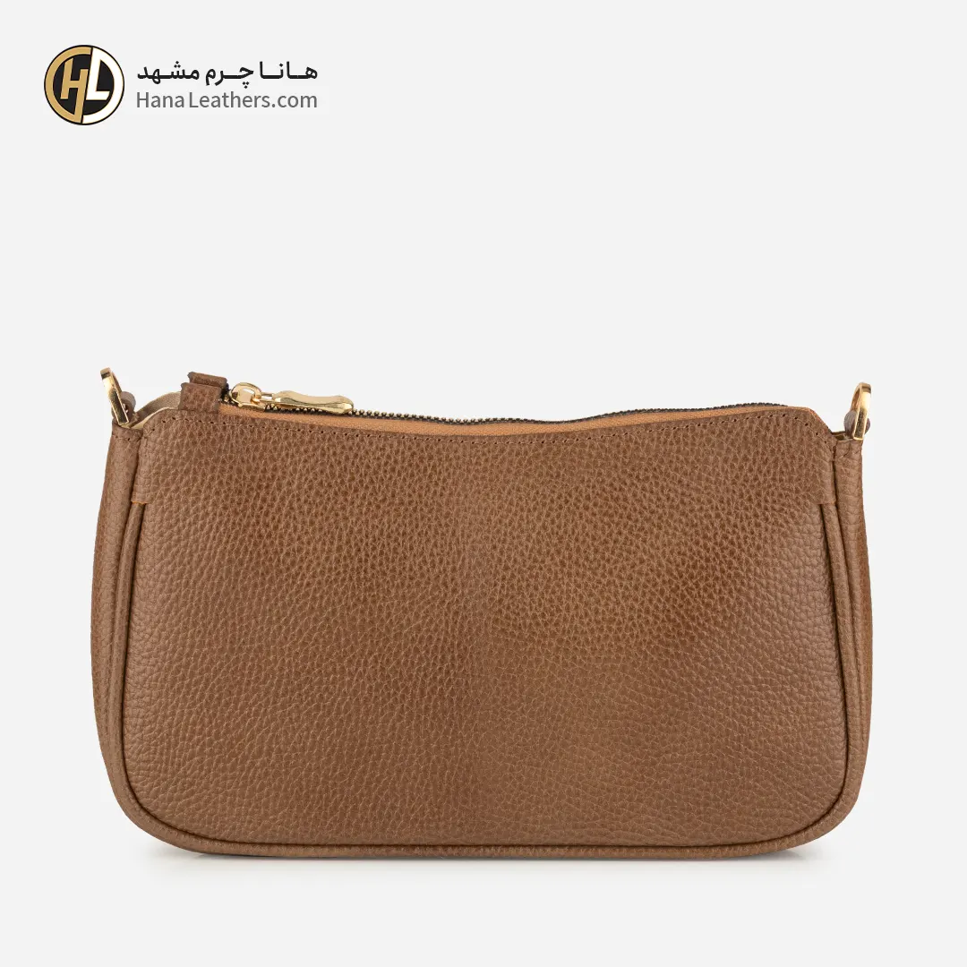 کیف دوشی چرم طبیعی نسکافه