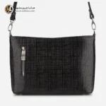 کیف دوشی چرم طبیعی مشکی