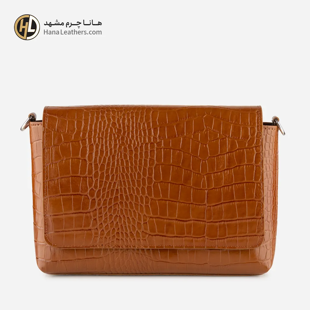 کیف دوشی چرم طبیعی زنانه